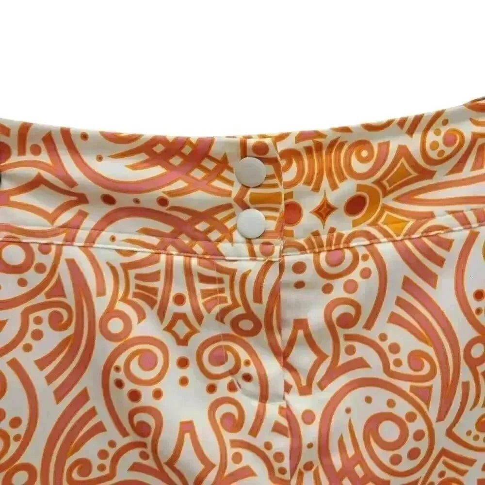 Adidas Women's White & Orange Floral Print Poly/Spandex Clima Cool Skort Athleti - Picture 7 of 11